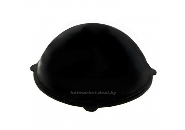 Казан узбекский чугунный 12л круглое дно с алюминиевой крышкой с подвесной ручкой